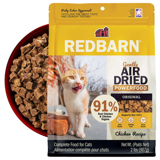 Redbarn Cat Air Dried Powerfood Chicken Recipe — Case of 8 — 2lb Bags