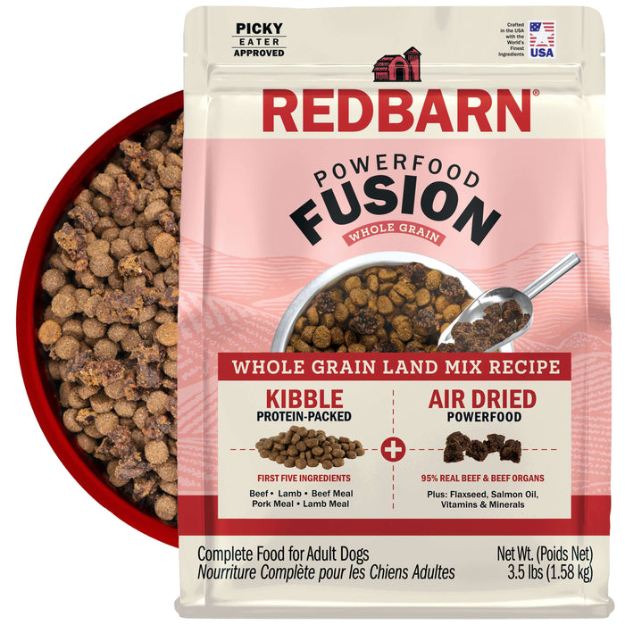 Redbarn Powerfood Fusion Whole Grain Land Mix Recipe — Case of 4 — 3.5lb Bag