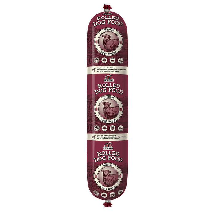 Redbarn Semi-Moist Rolled Food Lamb Recipe — Case of 8 — 4lb
