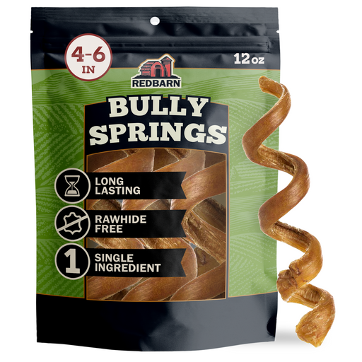 Redbarn Bully Spring — Case of 15 — Small/Medium 3pk