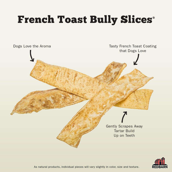 Redbarn Bully Slices® French Toast Flavor — Case of 12 — Bag / 9 oz