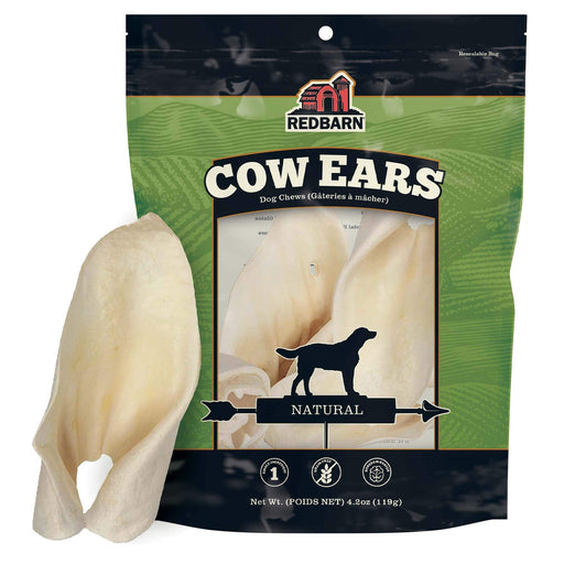 Redbarn Cow Ears — Case of 9 — Bag 4.2oz