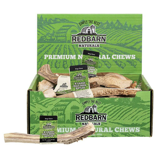 Redbarn Deer Antler — Case of 12 — Half X-Large