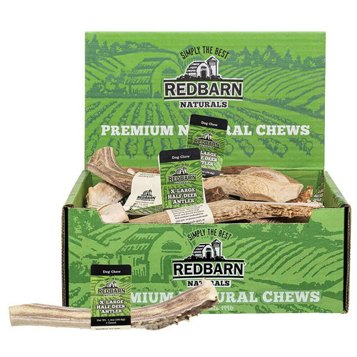 Redbarn Deer Antler — Case of 12 — Half X-Large