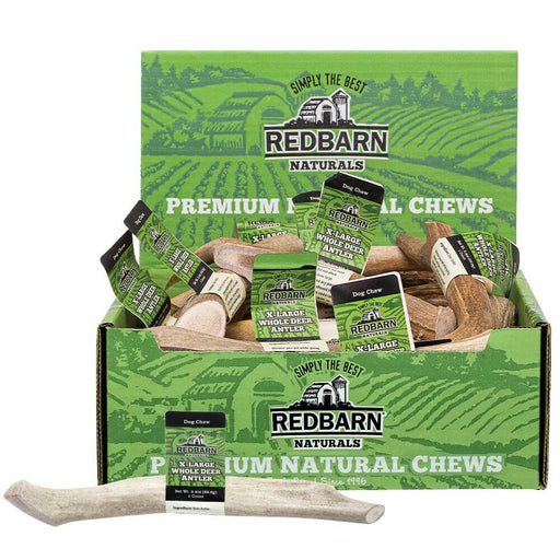 Redbarn Deer Antler — Case of 12 — Whole X Large