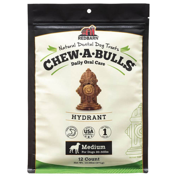 Redbarn Chew-A-Bulls® Hydrant — Case of 10 — Medium 12ct