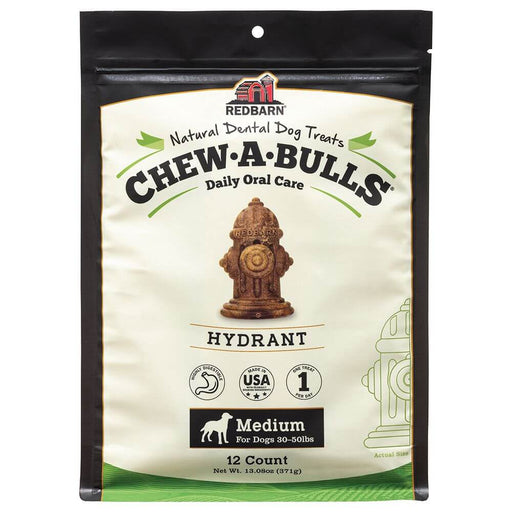 Redbarn Chew-A-Bulls® Hydrant — Case of 10 — Medium 12ct