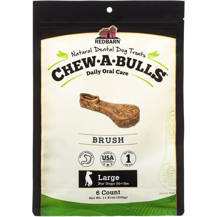 Redbarn Chew-A-Bulls® Brush — Case of 10 — Large 6ct
