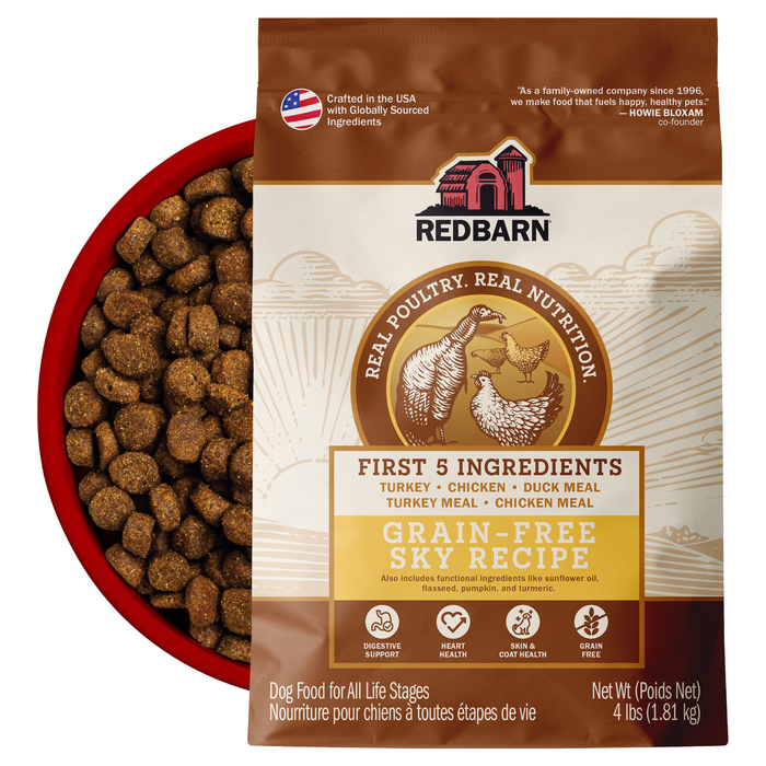 Redbarn First-Five Kibble Grain-Free Sky Recipe — Case of 5 — 4lb