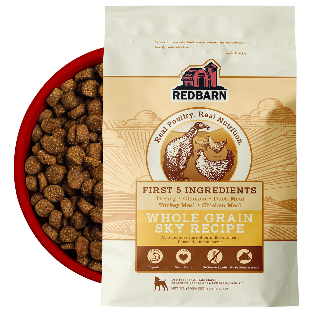 Redbarn First-Five Kibble Whole Grain Sky Recipe — Case of 5 — 4lb