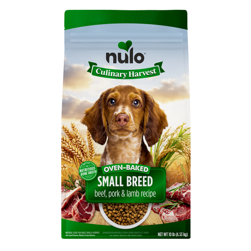 Nulo Culinary Harvest Small Breed Beef, Pork & Lamb Recipe for Dogs - 10 lb bag - front package