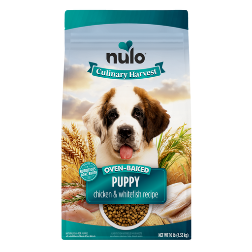 Nulo Culinary Harvest Puppy Chicken & Whitefish Recipe for Dogs - 10 lb bag - front package