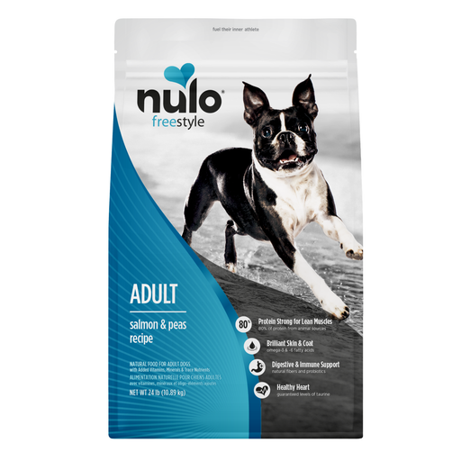 Nulo FreeStyle Salmon & Peas Recipe for Dogs 24 lb - front package