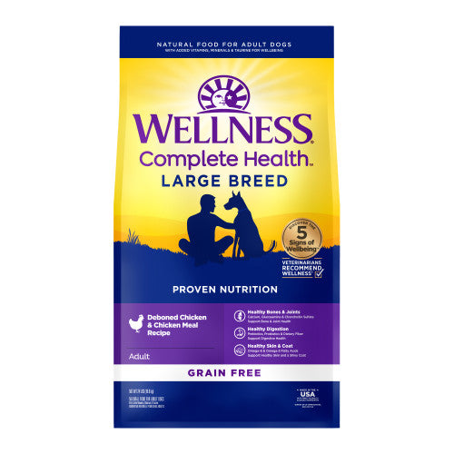 Wellness Complete Health  Large Breed Chicken — 24-lb bag; 24-lb bag (one bag)
