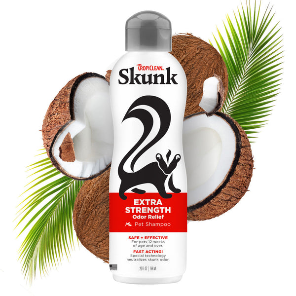 TropiClean Skunk Odor Control Shampoo, 20oz — 20oz retail package