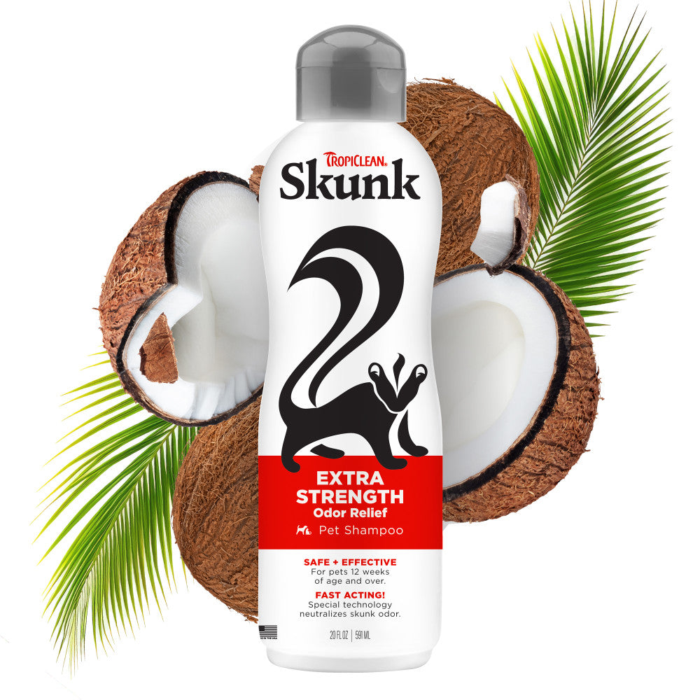 TropiClean Skunk Odor Control Shampoo, 20oz — 20oz retail package