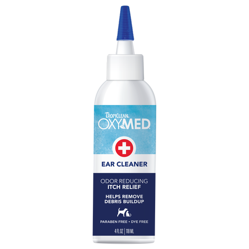 TropiClean OxyMed Ear Cleaner for Pets, 4oz — 4oz retail package