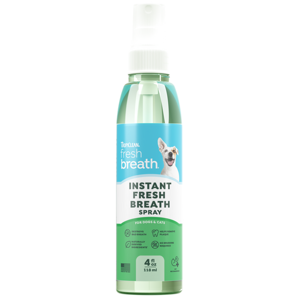 TropiClean Fresh Breath Instant Fresh Breath Pet Spray, 4oz — 4oz retail package