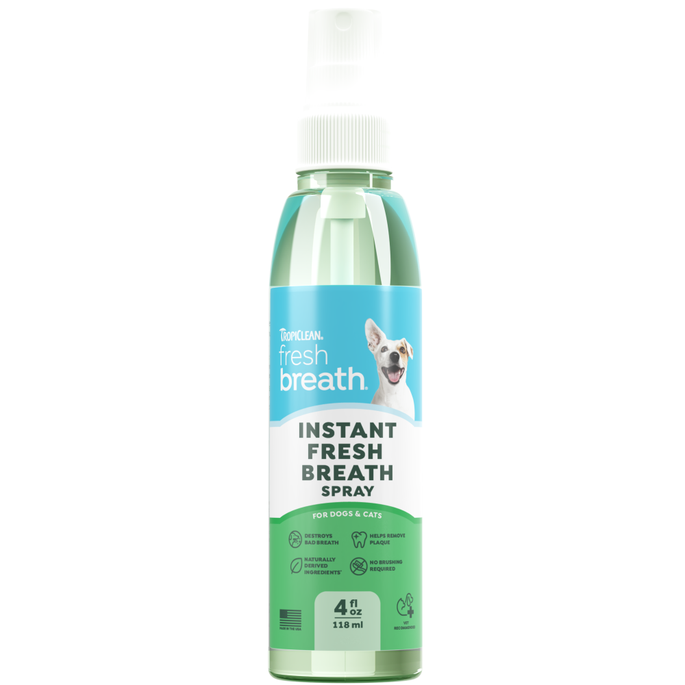TropiClean Fresh Breath Instant Fresh Breath Pet Spray, 4oz — 4oz retail package