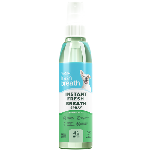 TropiClean Fresh Breath Instant Fresh Breath Pet Spray, 4oz — 4oz retail package