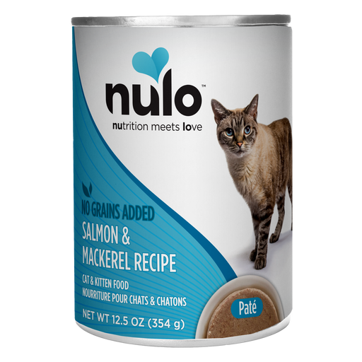 Nulo Paté Salmon & Mackerel Recipe for Cats - 12.5 oz can - front package