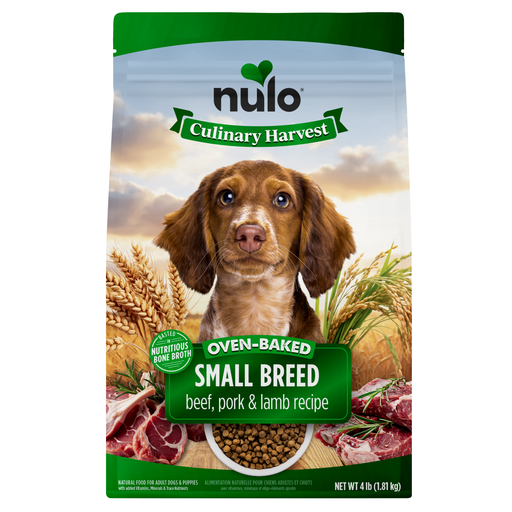 Nulo Culinary Harvest Small Breed Beef, Pork & Lamb Recipe for Dogs - 4 lb bag - front package