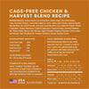 Instinct FreshDried Meal Blends Chicken & Harvest Blend dog  product benefits and recipe information