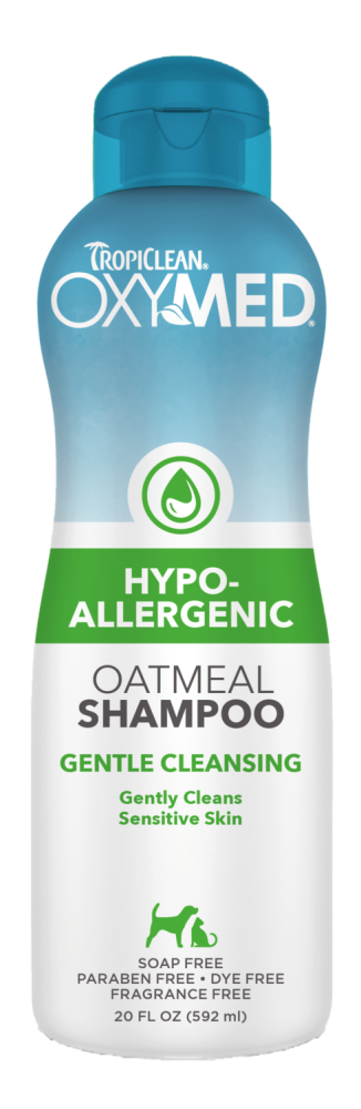 TropiClean OxyMed Hypoallergenic Shampoo for Pets, 20oz — 20oz retail package