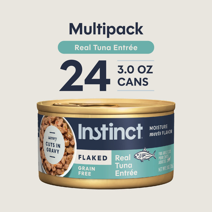 Instinct Flaked Tuna Entrée cat  product benefits and recipe information