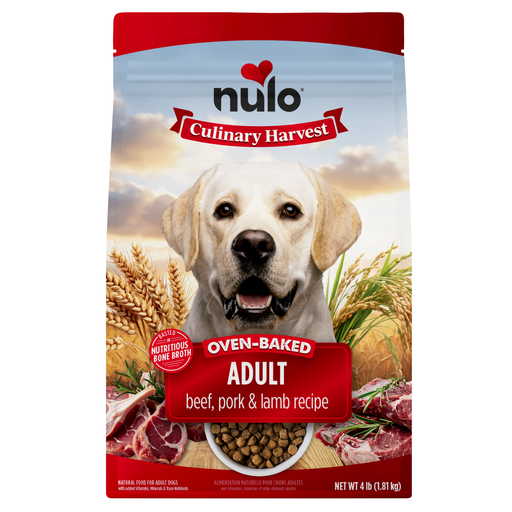 Nulo Culinary Harvest Beef, Pork & Lamb Recipe for Dogs - 4 lb bag - front package