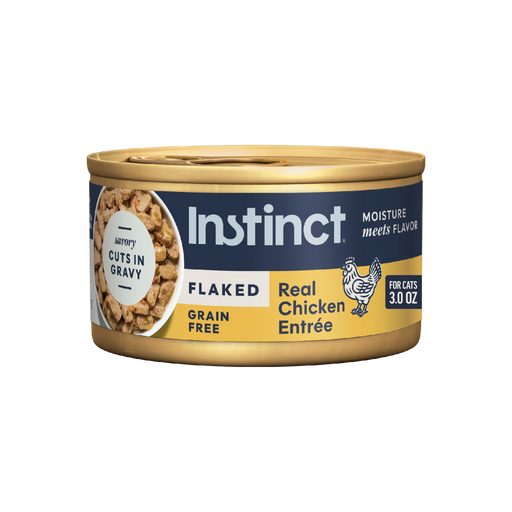 Instinct Flaked Chicken Entrée cat 3 oz. product benefits and recipe information