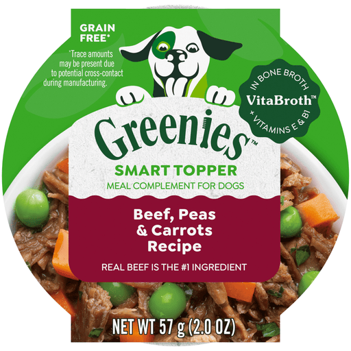 Greenies Beef, Barley & Carrot in Bone Broth Dog Food — Full Case — manufacturer recipe-family image; package size may differ