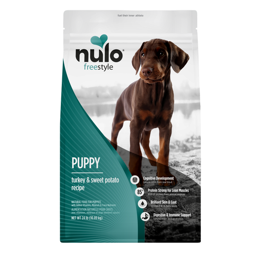 Nulo FreeStyle Puppy Turkey & Sweet Potato Recipe for Dogs 24 lb - front package