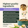 Instinct FreshDried Meal Blends Beef & Orchard Blend dog  product benefits and recipe information