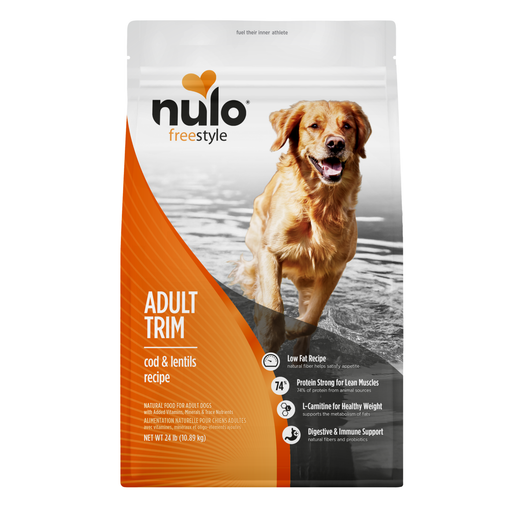 Nulo FreeStyle Adult Trim Cod & Lentils Recipe for Dogs 24 lb - front package