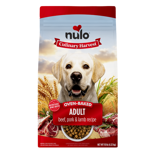 Nulo Culinary Harvest Beef, Pork & Lamb Recipe for Dogs - 10 lb bag - front package