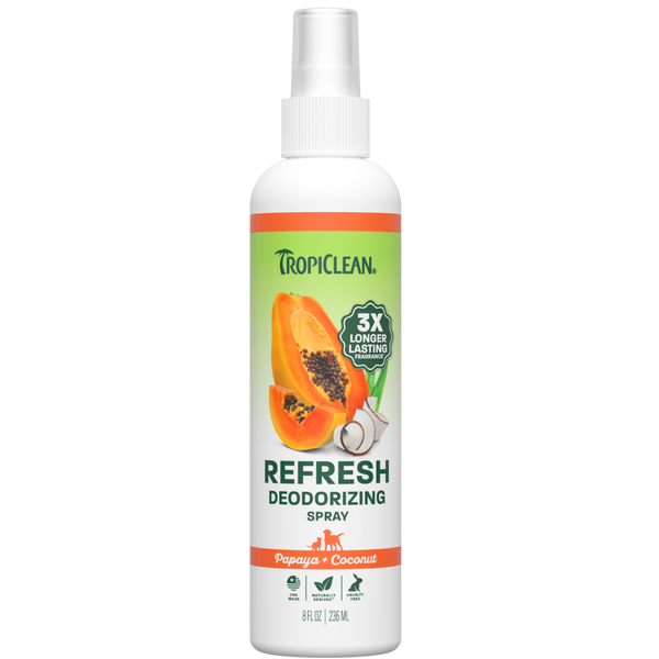 TropiClean Papaya Mist Cologne — manufacturer recipe-family image; package size may differ