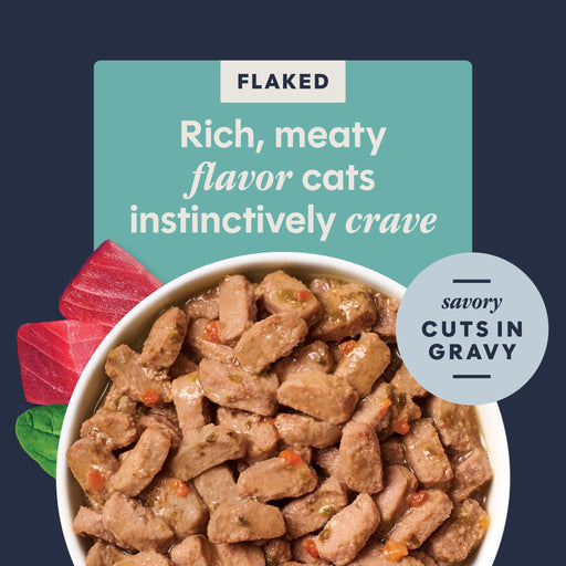 Instinct Flaked Tuna Entrée cat  product benefits and recipe information
