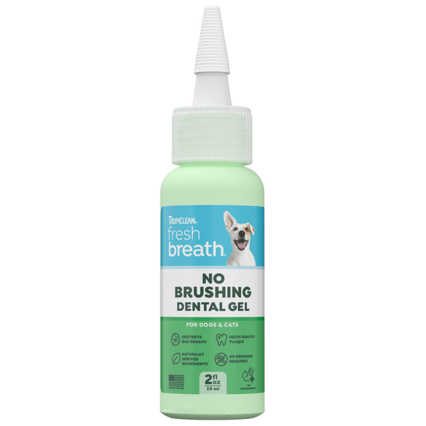 Fresh Breath by TropiClean No Brushing Clean Teeth Dental & Oral Care Gel — manufacturer recipe-family image; package size may differ