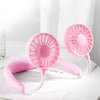 Portable Neck Hanging Fan Mini USB Fan Rechargable Hands-free Sports Fan Air Cooler Fans for Home Office Indoor Outdoor Sport