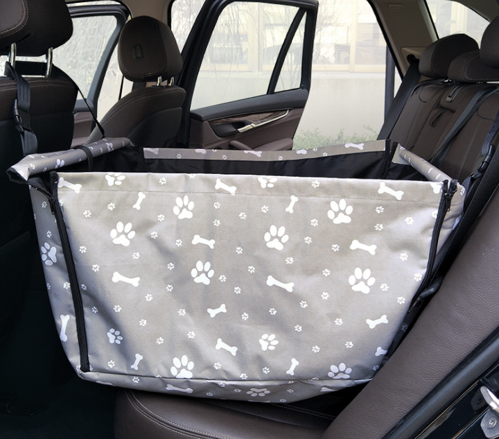 Travel Portable Foldable Car Hammock. Wateproof and Safe Car Seat For Your Dog