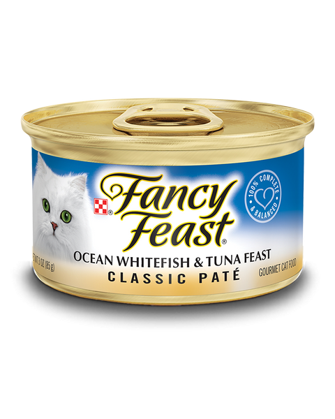 Fancy Feast Classic Ocean Whitefish and Tuna Canned Cat Food