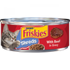 Friskies Shredded Beef Canned Cat Food