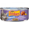 Friskies Savory Shreds Turkey And Cheese Dinner In Gravy Canned Cat Food