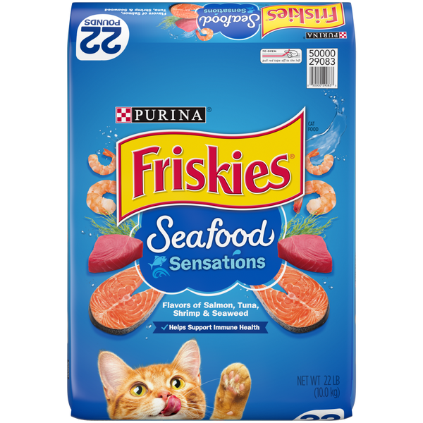 Friskies Seafood Sensations Dry Cat Food