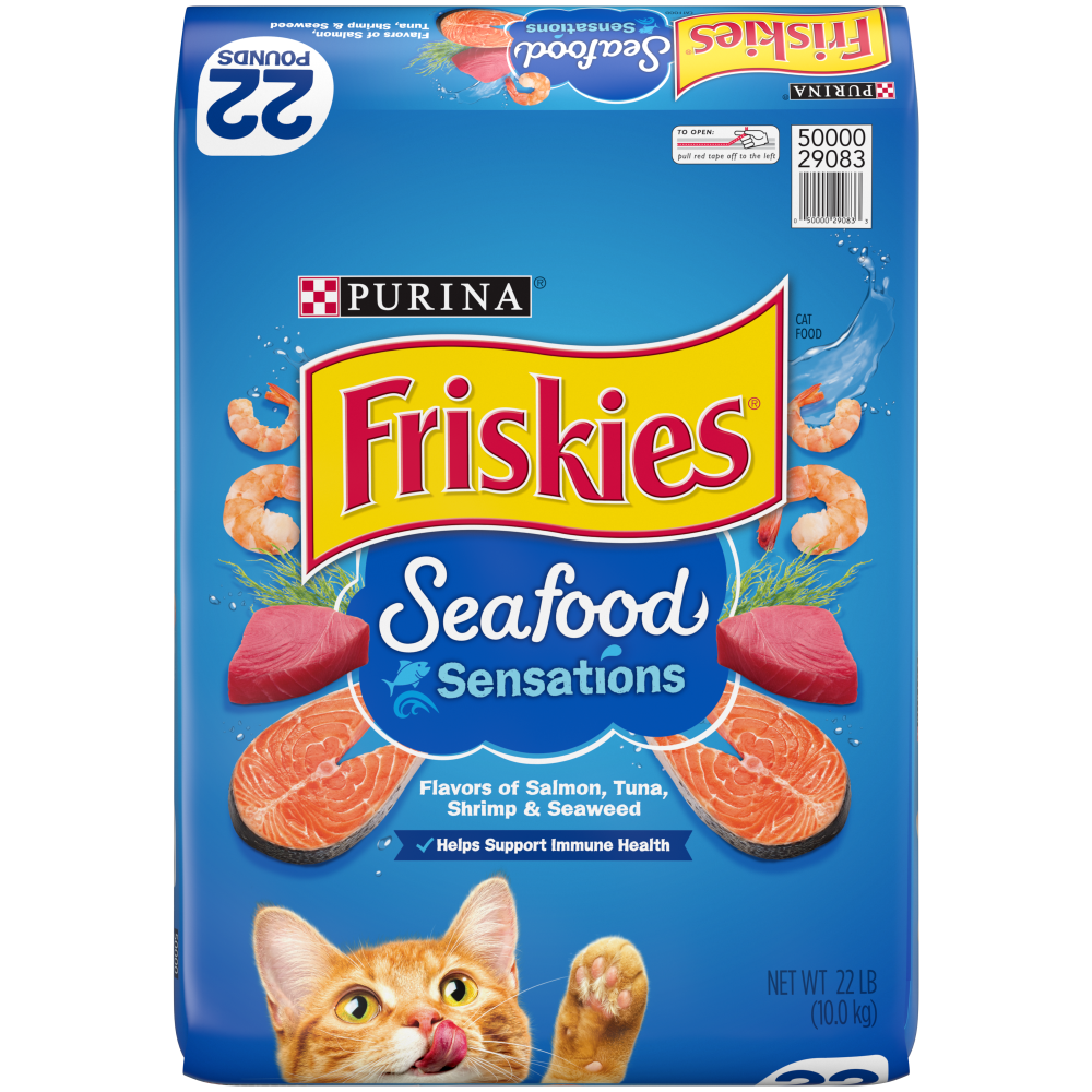 Friskies Seafood Sensations Dry Cat Food