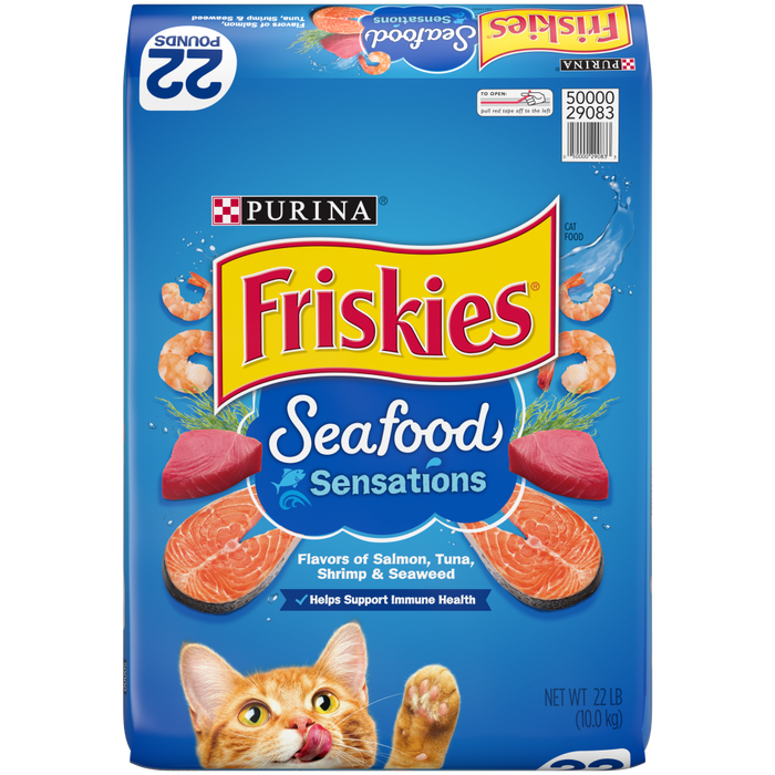 Friskies Seafood Sensations Dry Cat Food