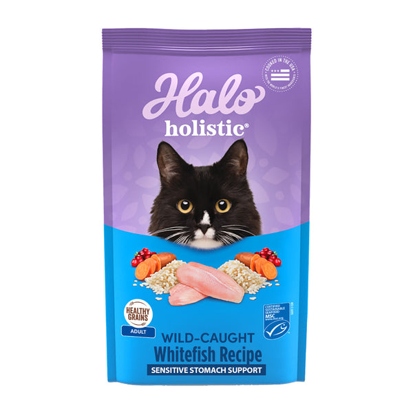 Halo Sensitive Stomach Holistic Seafood Medley Dry Cat Food