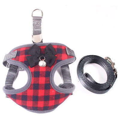 Small dog leash chest strap