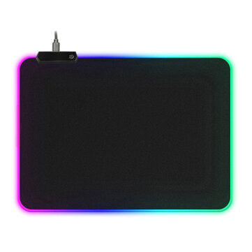USB RGB Luminous Mouse Pad Waterproof LED Mouse Mat Game Keyboard Antiskid Mouse Pad 4mm Thick